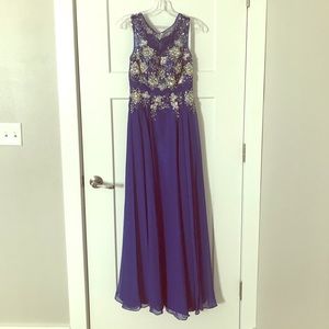 Royal Blue Prom / Wedding Guest Dress